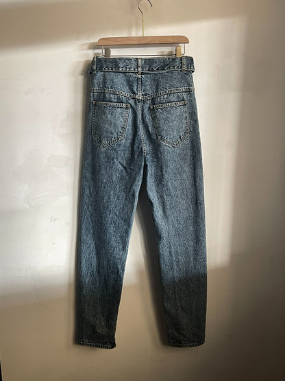 Maison Margiela Indigo Waistbelt Denim Pants