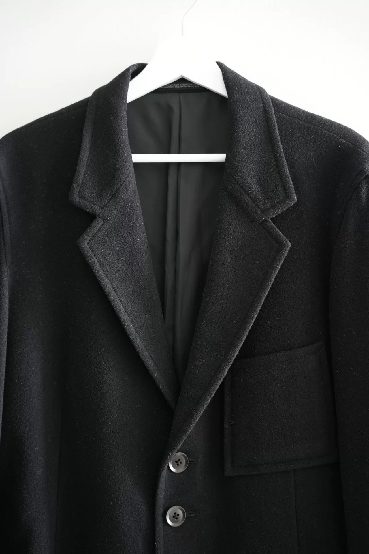 Yohji Yamamoto Black Multi-Button Suit