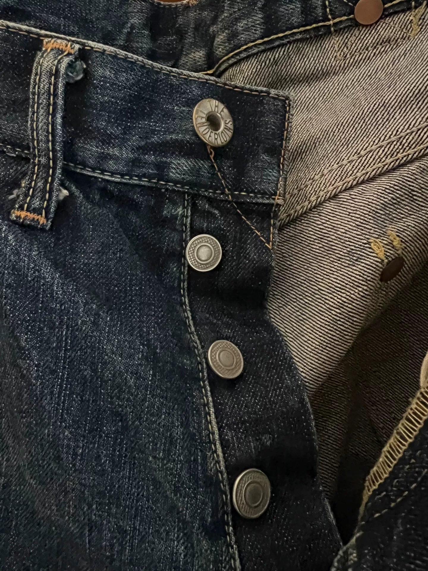 early model tenderloin red ear jeans