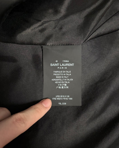 Saint Laurent SS19 Runway Black Jacket