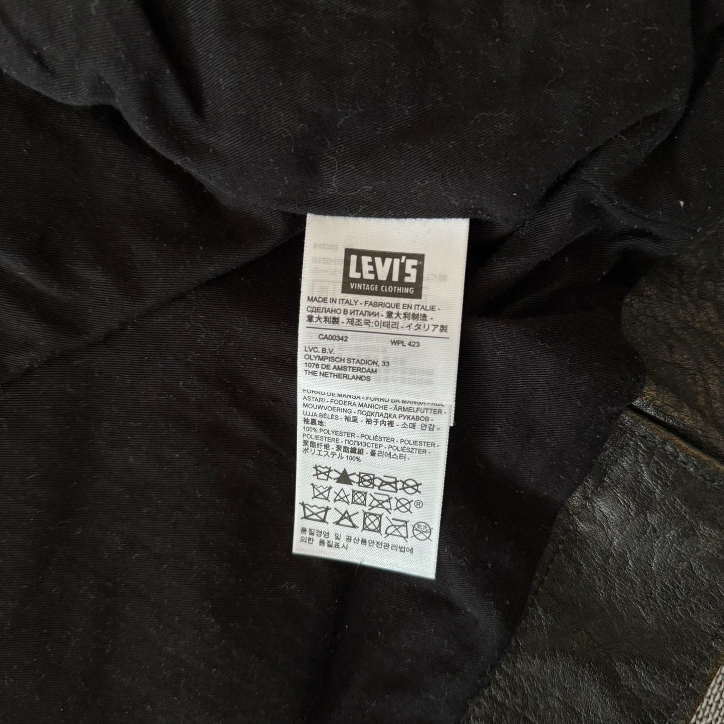 Levi's LVC 1950s Leather Jacket