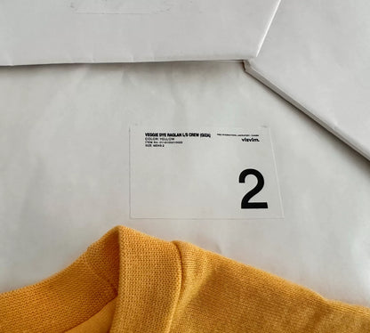 visvim veggie dye raglan long sleeve crew
