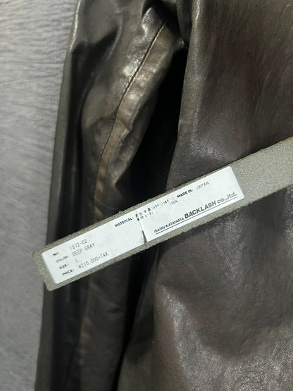 black italian leather rider jacket