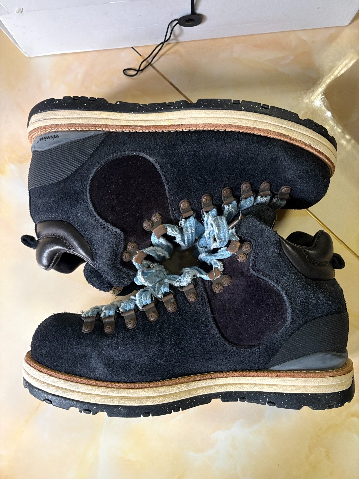 Visvim Serra Pizi Suede Hiking Boots