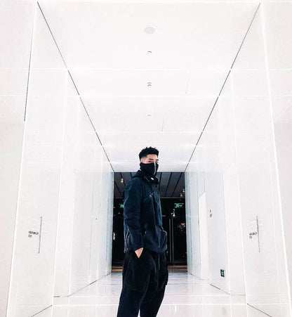 acronym ng4 ps neck gaiter black green