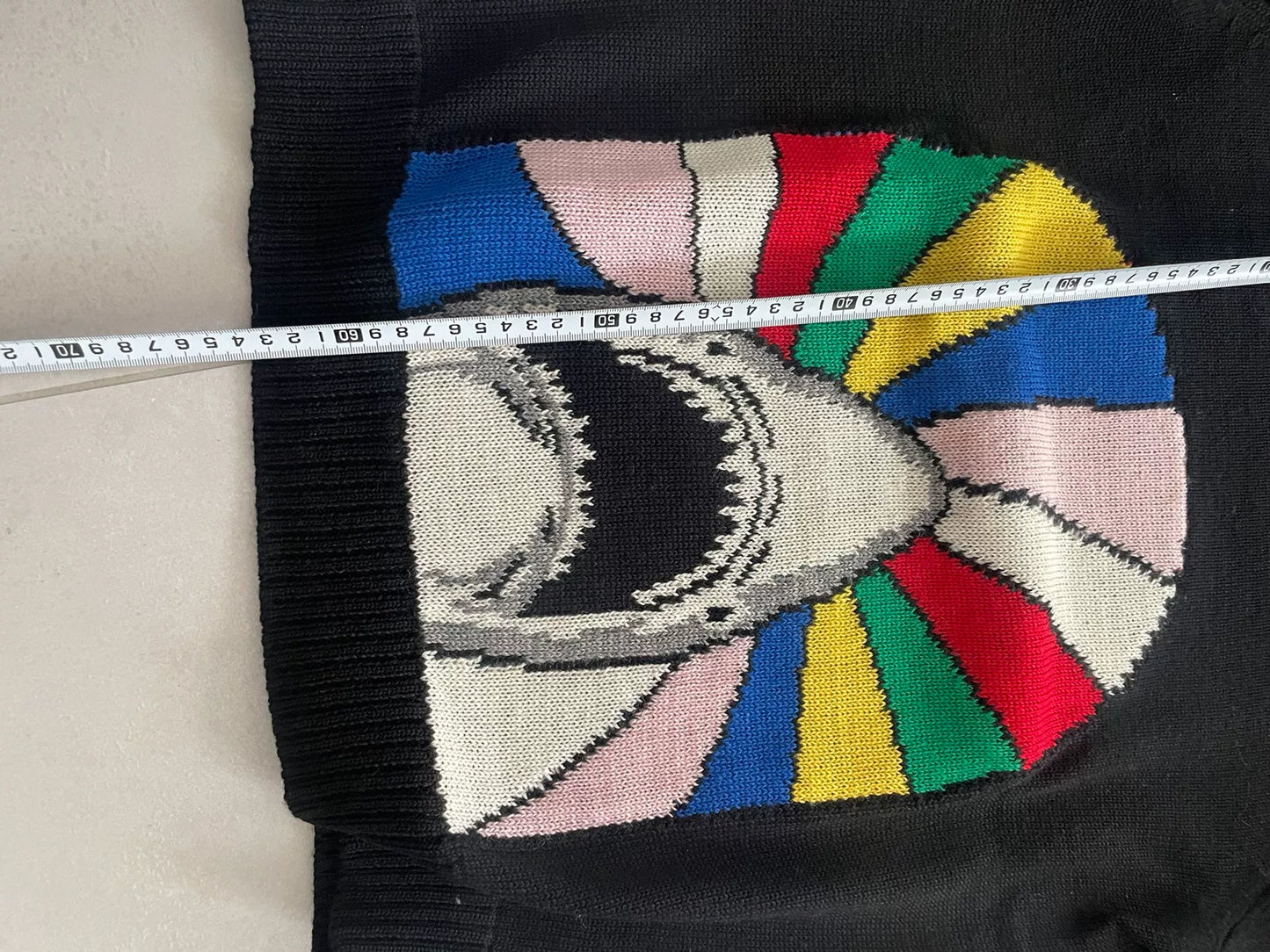 YSL Men's Wool Sweater in Gray