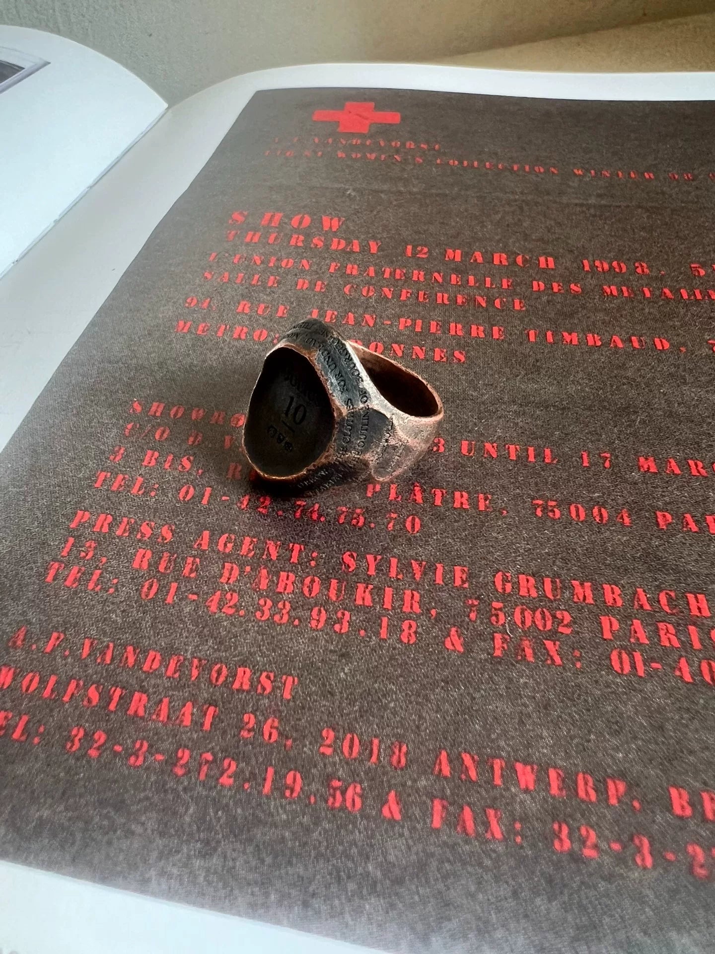 Julius 7 Industrial Silver Ring Limited Edition