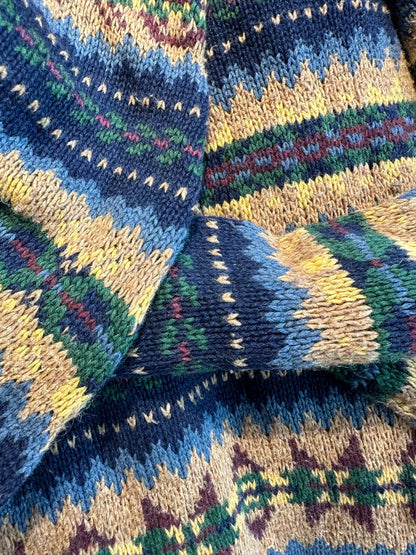 Ralph Lauren Vintage Fair Isle Wool Sweater