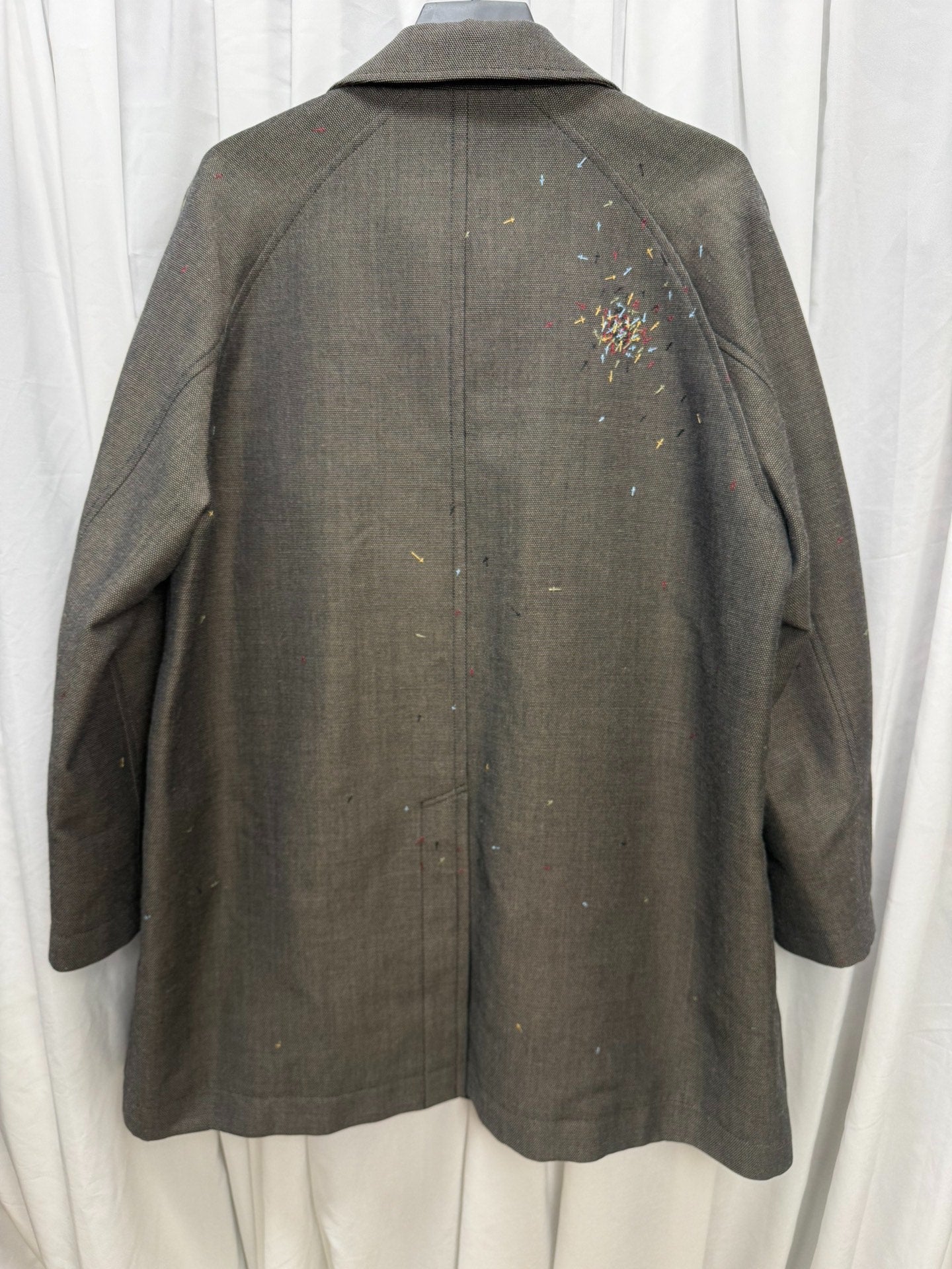 UNDERCOVER Hand-sewn Cross Embroidery Coat