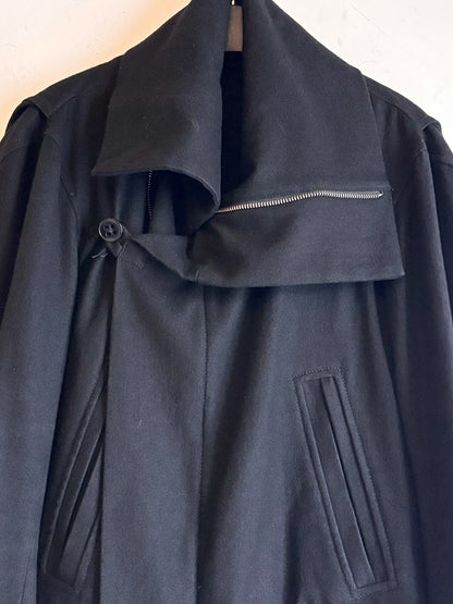 asymmetrical ninja jacket by ann demeulemeester