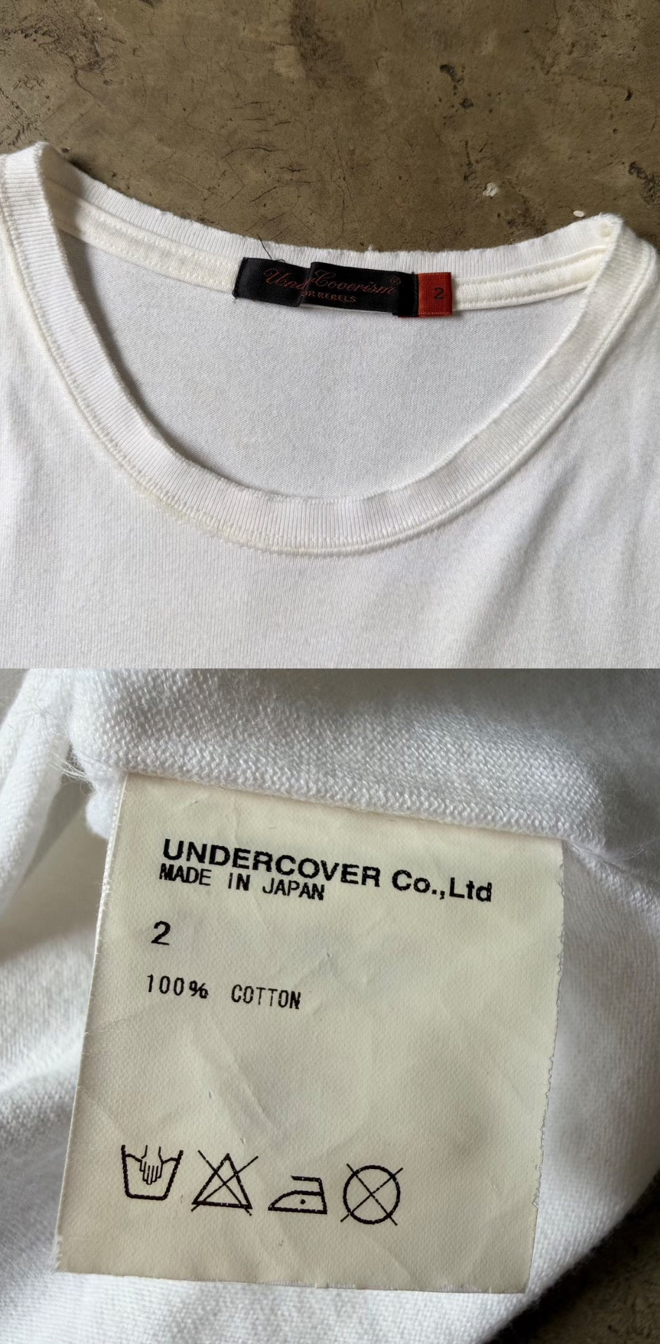 Vintage Undercover AW2004 Intestine Head Tee