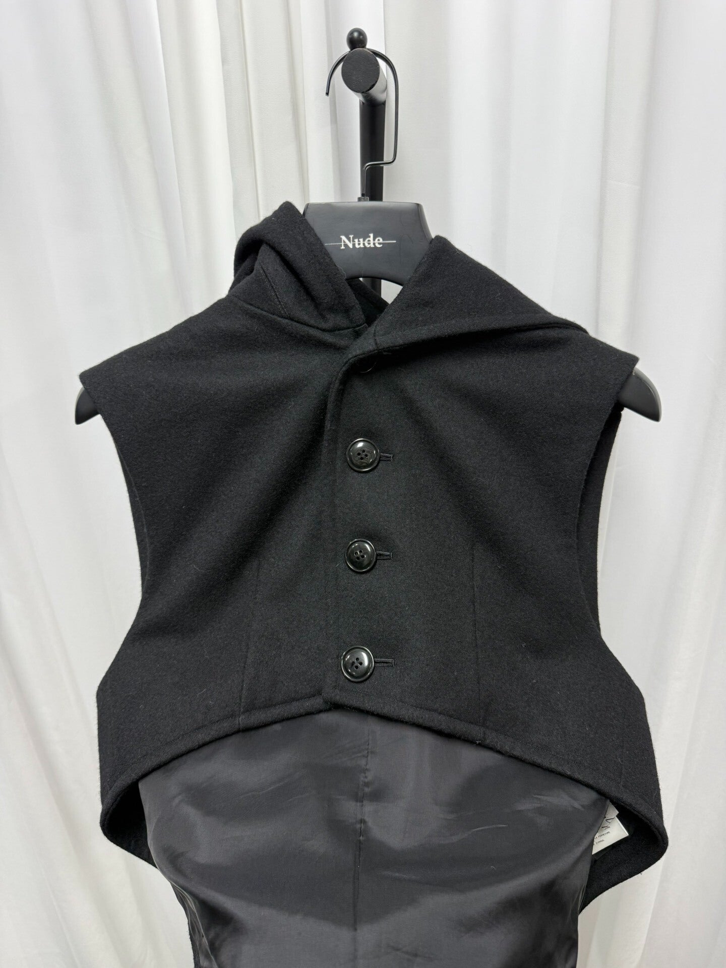 Yohji Yamamoto Wool Zip Vest