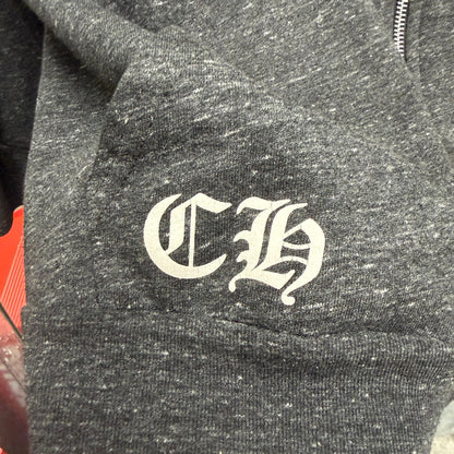 Chrome Hearts Black Gray T-bar Zipper Jacket