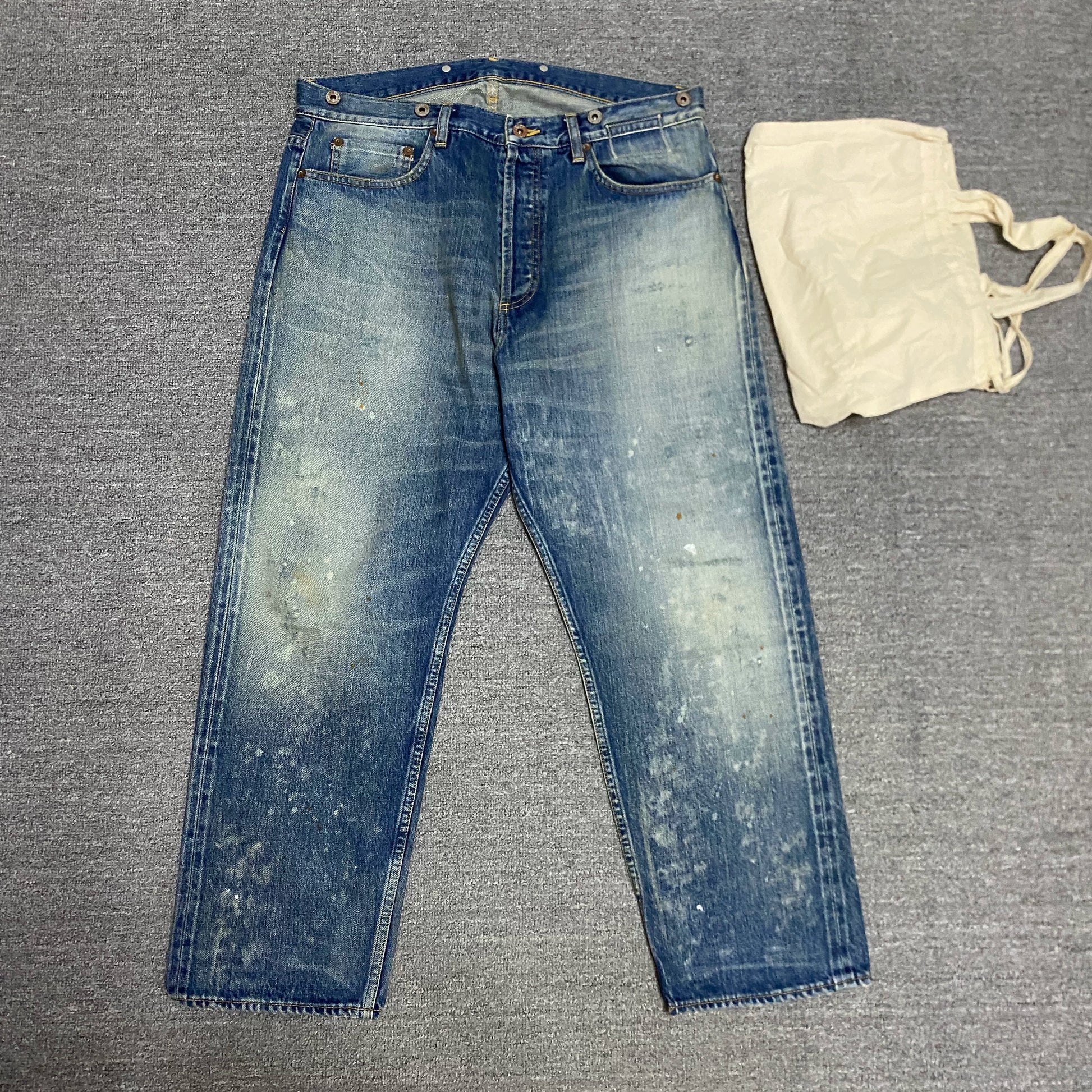MADNESS 23AW Japanese Acid-Wash Jeans