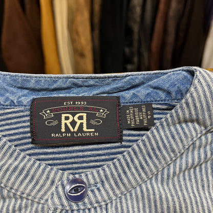 RRL Vintage Stripe Henley Shirt