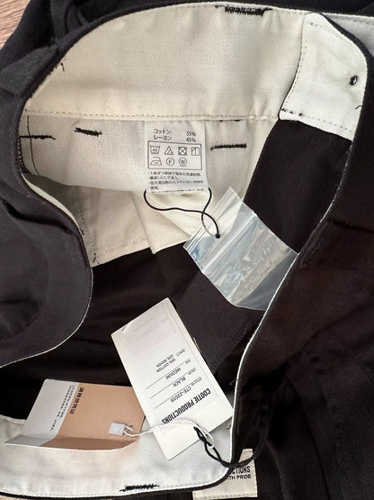 cootie productions wide easy trousers black