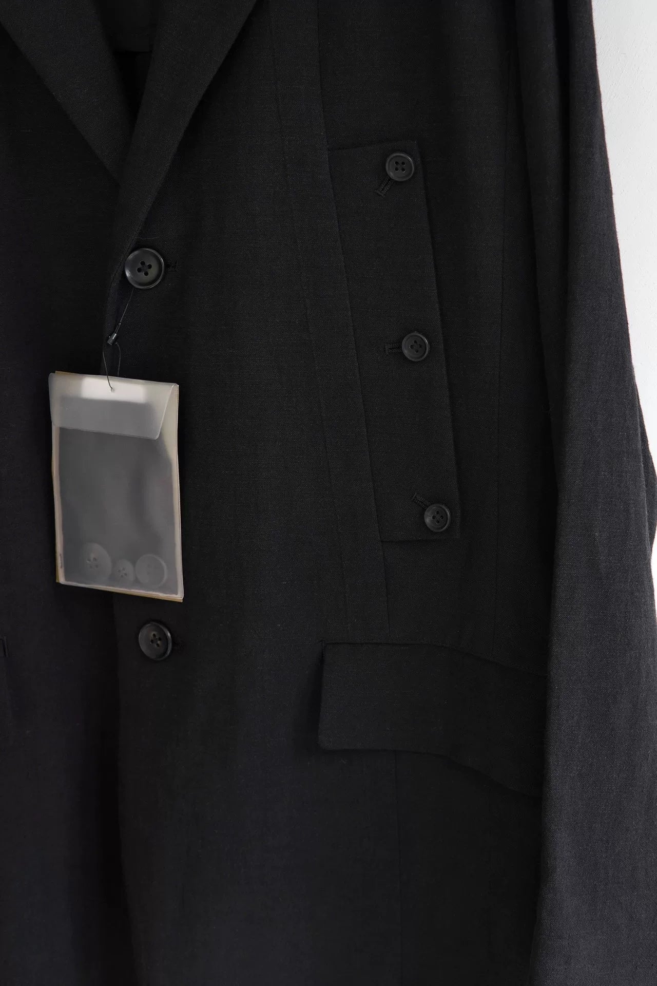 Yohji Yamamoto S/S 2024 Linen Button Jacket