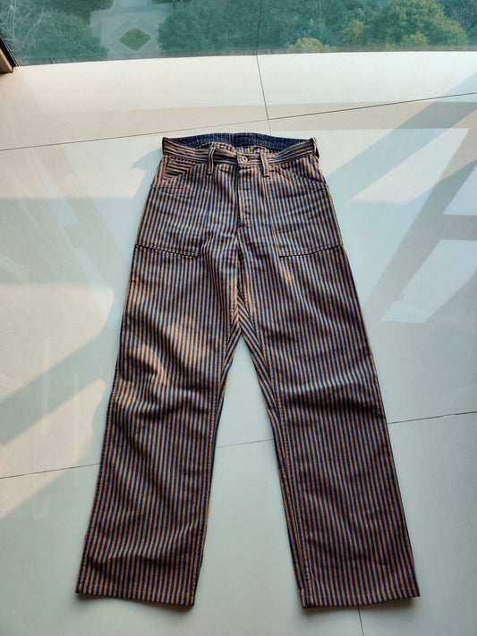 striped longshoreman work pants by freewheelers