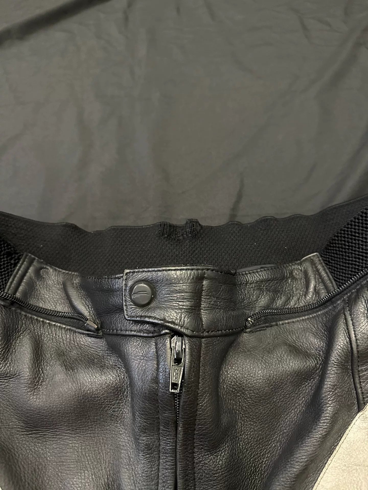 vetements vintage motorcycle racing leather pants