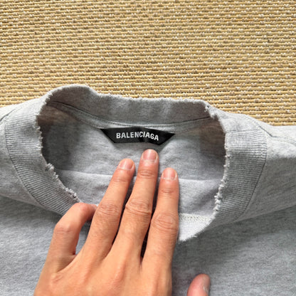 Balenciaga Gray Long Sleeve Shirt