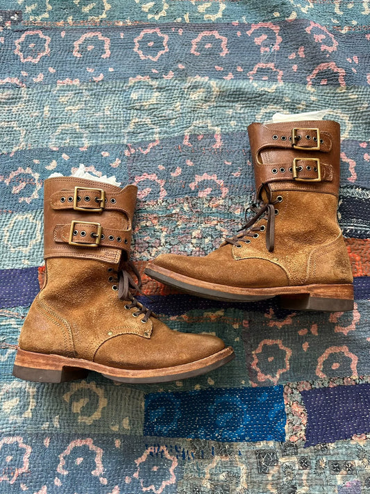 rrl ralph lauren vintage suede boots