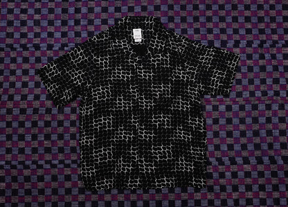 visvim snake print short sleeve shirt