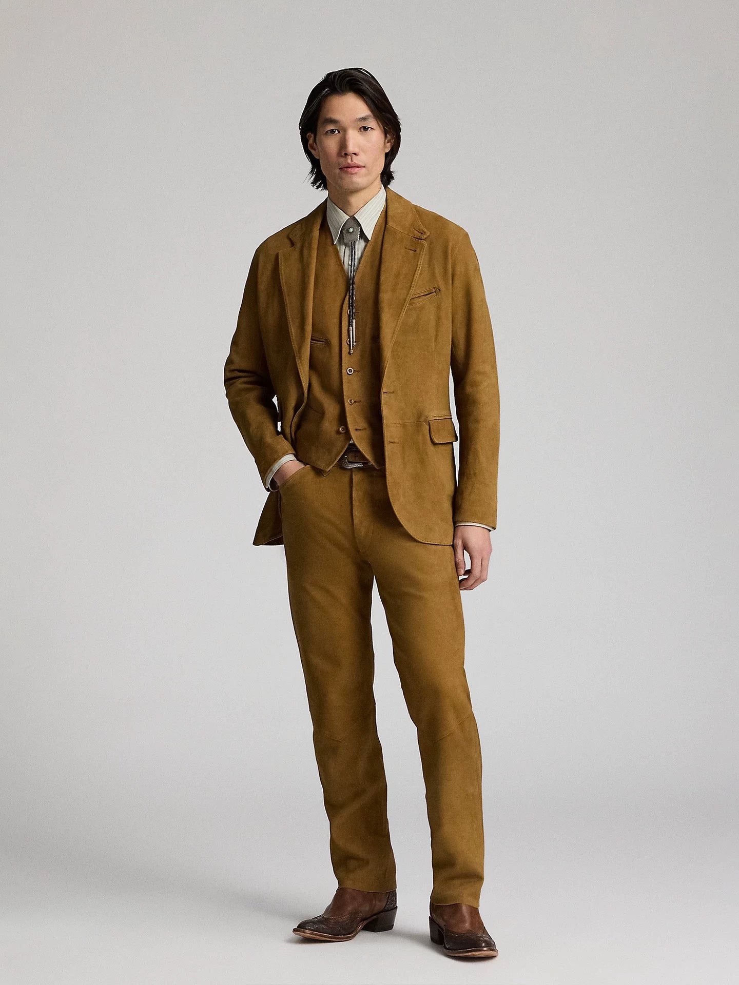 RRL Suede Western Style Blazer