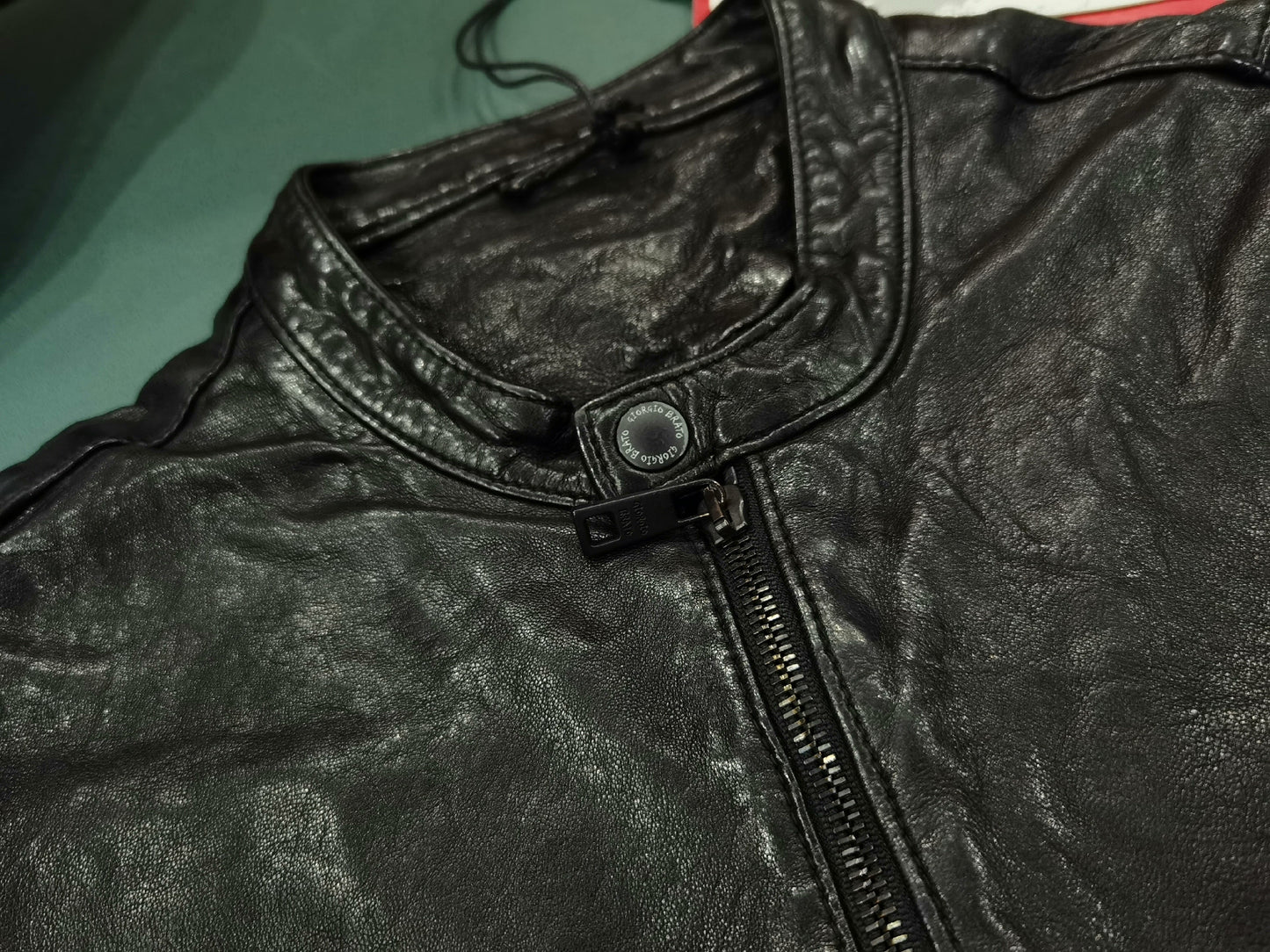 Giorgio Brato Men's Leather Jacket Size 44