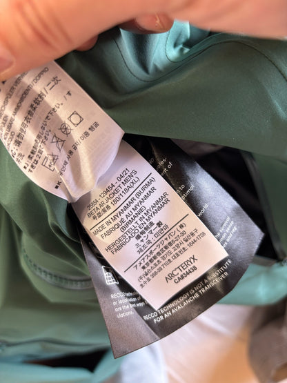 Arcteryx Beta AR Forest Green Jacket