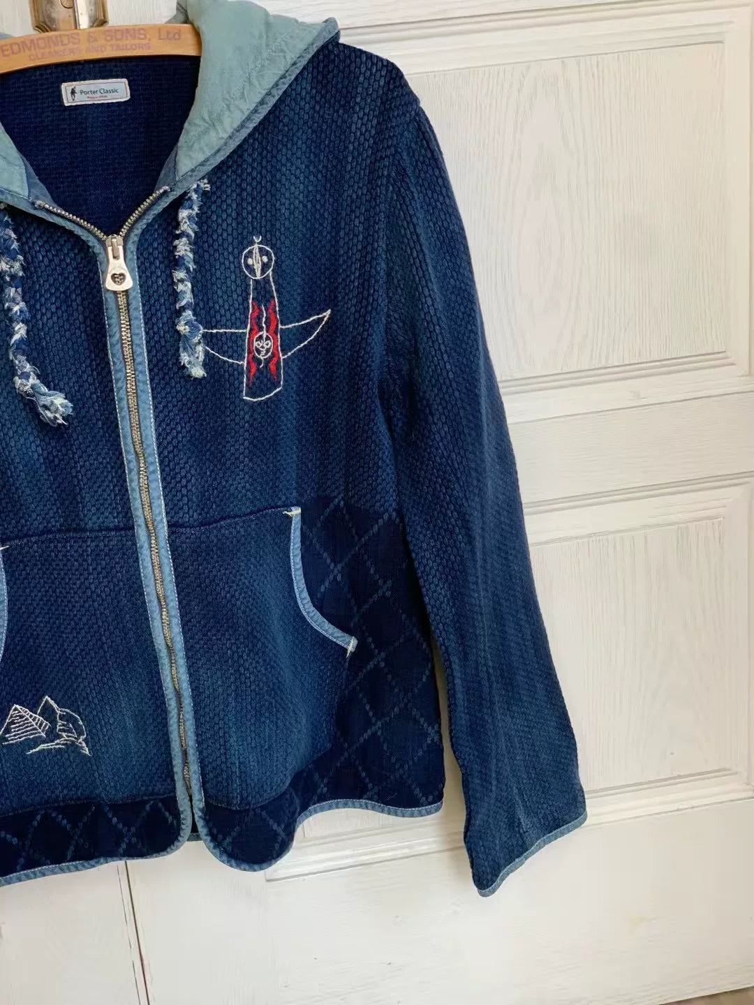 Porter Classic Sashiko Sweatshirt Jacket