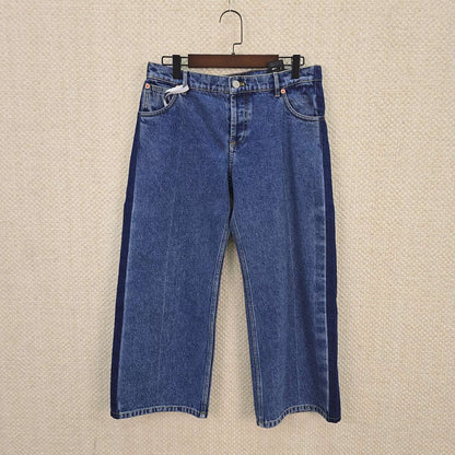 Balenciaga Color Block Denim Pants Size 38