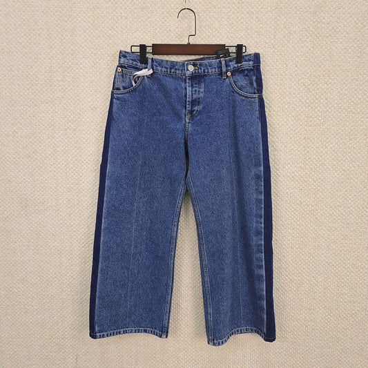 Balenciaga Color Block Denim Pants Size 38