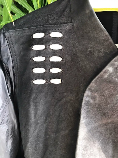 Rick Owens Mixed Material Coat
