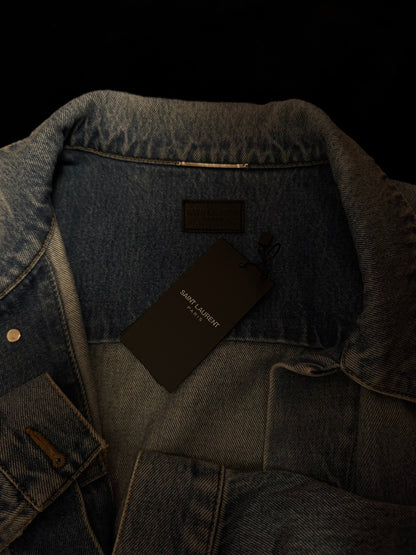 SAINT LAURENT Light Blue Denim Jacket