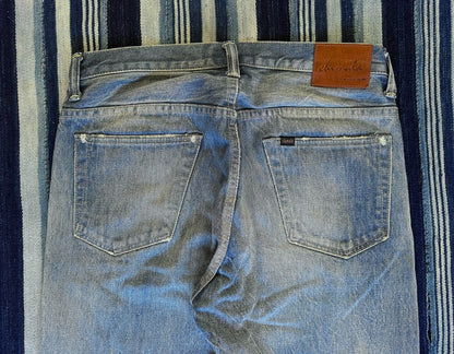 chimala straight-leg denim pants in light wash