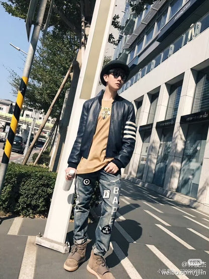 bape savage narrow 14oz denim pants