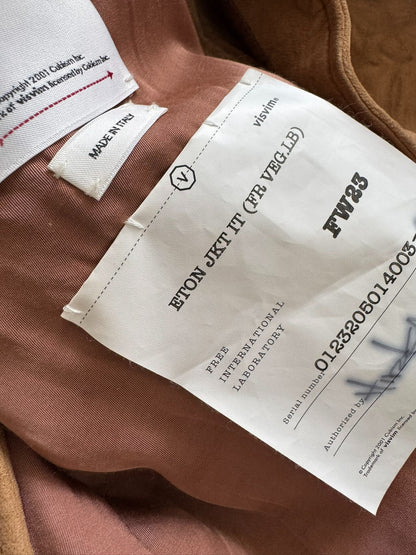 VISVIM 23AW ETON JKT French Veg-Tanned Lambskin