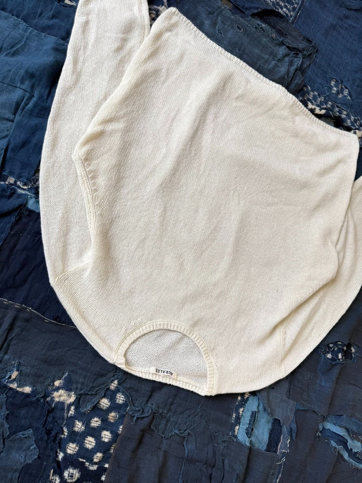 AURALEE 25SS Summer Cashmere Knit P/O