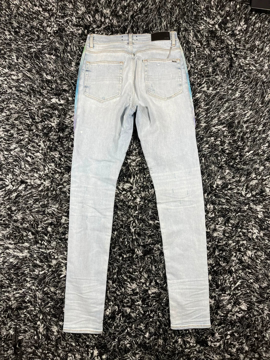 Amiri Watercolor Half Track Jean