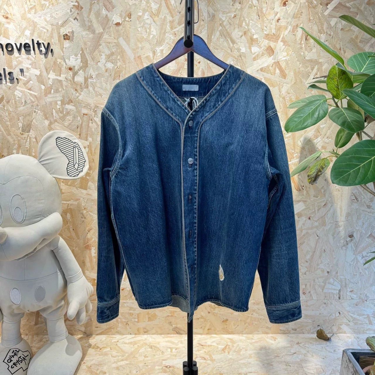 dior x denim tears blue denim jacket