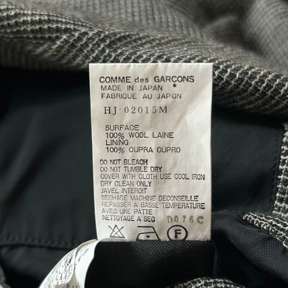 comme des garçons waffle suit jacket