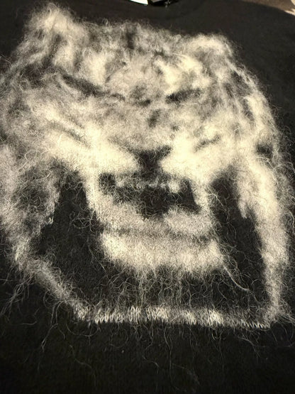 Saint Laurent Tiger Head Black Sweater