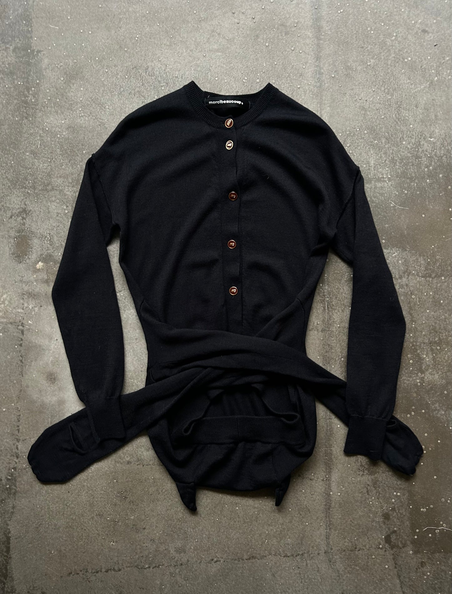 mercibeaucoup dual wear cardigan