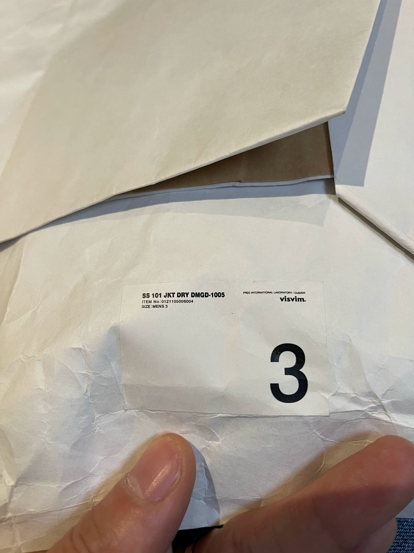 VISVIM SS 101 JKT DRY DMGD-1005