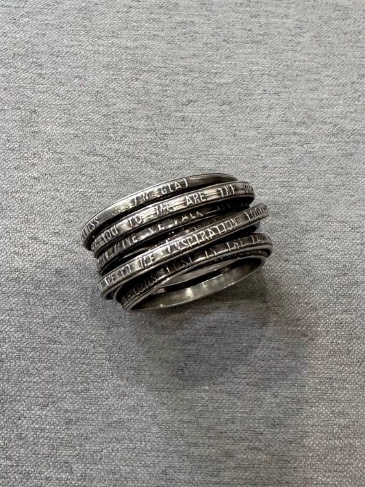 silver spring design ring by Werkstatt Munchen