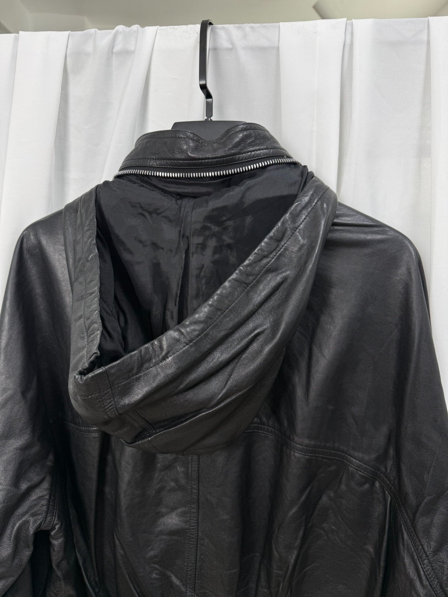 Rick Owens M65 Deconstructed Leather Jacket