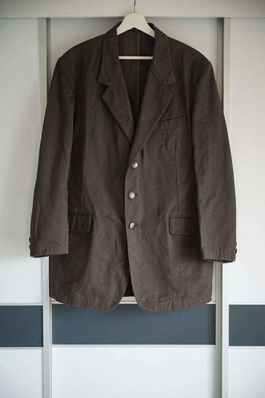 Yohji Yamamoto Floral Embroidered Blazer