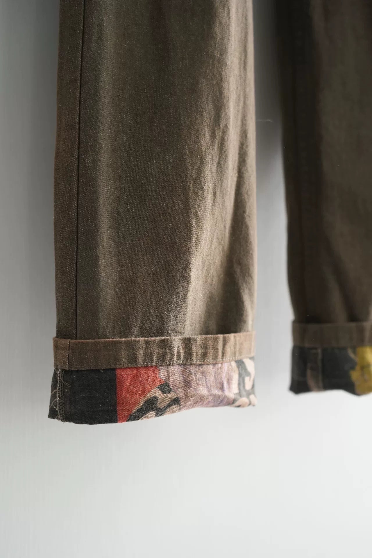 yohji yamamoto comic print pants