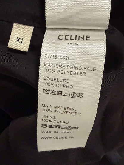Celine Black Teddy Jacket Unisex XL