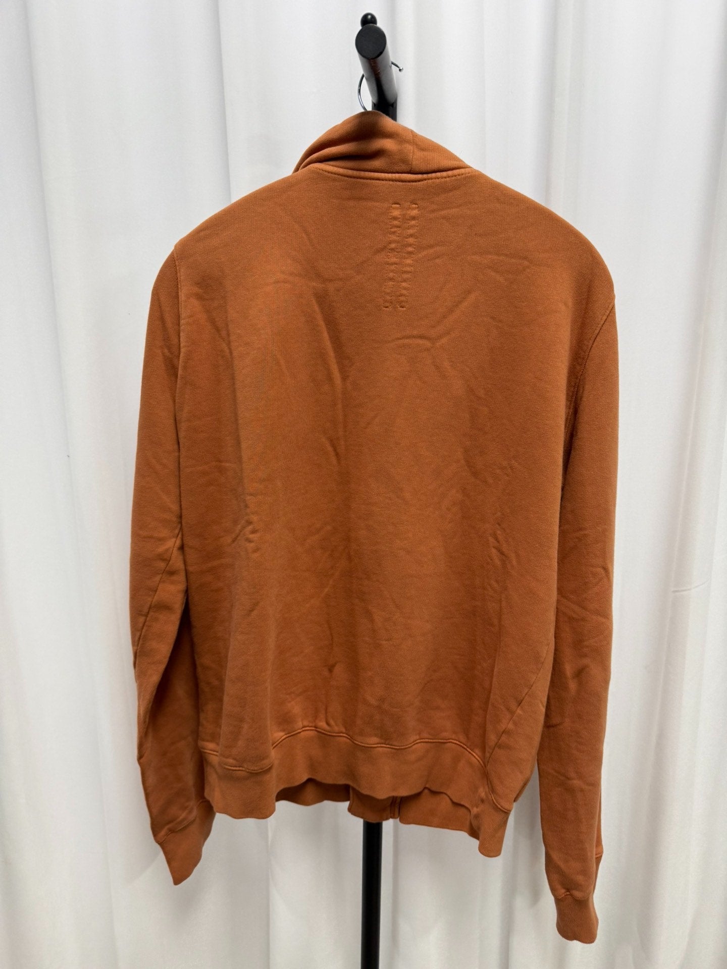 Rick Owens Diagonal Zipper Hoodie Jacket